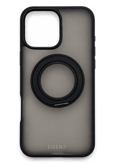 Schutzhülle Schwarz  mit Ring  - iPhone 16 Pro Max