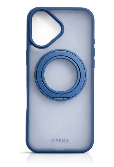 Schutzhülle Blau mit Ring  - iPhone 17