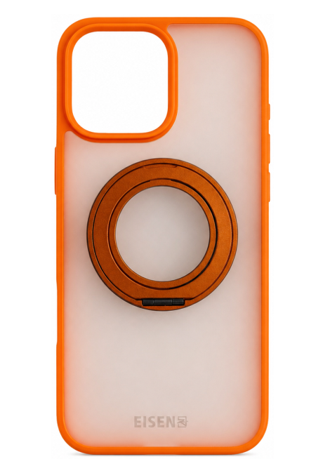 Schutzhülle Orange mit Ring  - iPhone 16 Pro