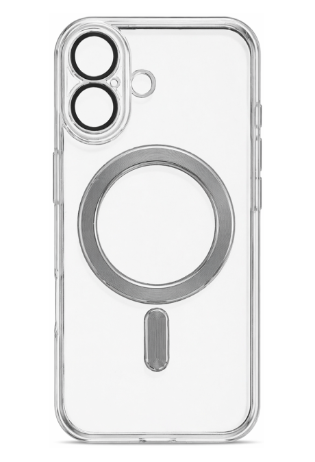 Schutzhülle Silber mit MagSafe Unterstützung - iPhone 16 Plus