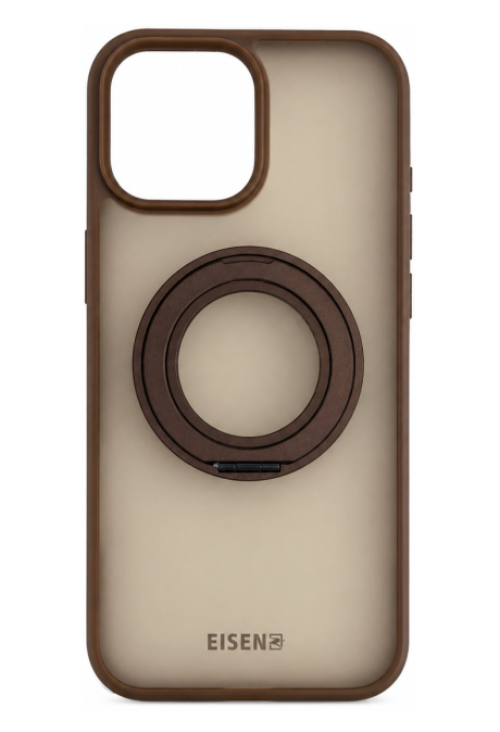 Schutzhülle Braun mit Ring  - iPhone 16 Pro